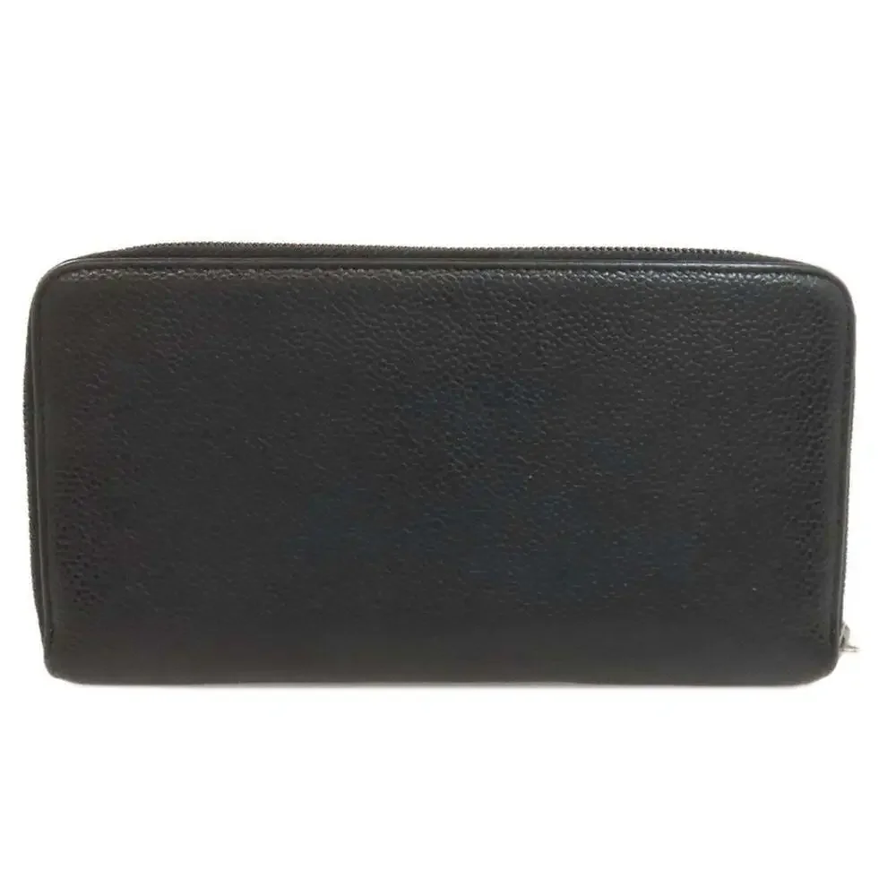 CHANEL Black Logo Wallet